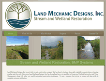 Tablet Screenshot of landmechanicdesigns.com